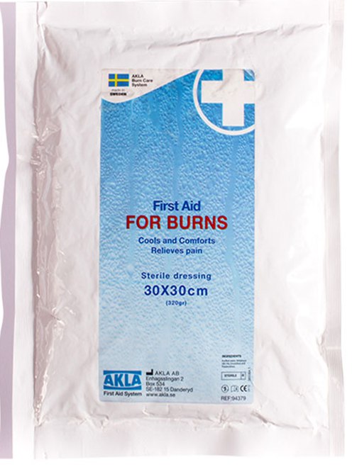 Перша допомога ПРИ ОПІКАХ Стерильна пов'язка 30х30 см (cm) (320 г (g))